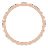 14K Rose 1/3 CTW Natural Diamond Eternity Band Size 7