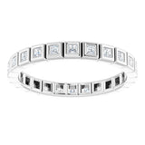 Bezel-Set Eternity Band