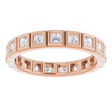 Bezel-Set Eternity Band