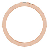 Bezel-Set Eternity Band
