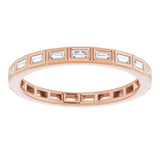 Bezel-Set Eternity Band