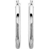 Tube Hoop Earrings
