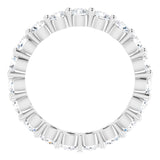 Platinum 2 CTW Natural Diamond Eternity Band Size 8.5