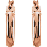 Tube Hoop Earrings
