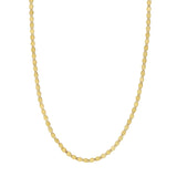14K Gold 2.2mm Oval Mirror Link Chain 