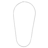 Sterling Silver 20in Polished Round Box Chain with Lobster Clasp