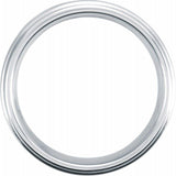 White Tungsten 6 mm Stepped-Edge Inlay Comfort-Fit Band  Size 10