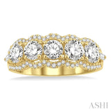 5 Stone Diamond Fashion Ring