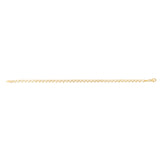 14K Gold Heart Link Bracelet