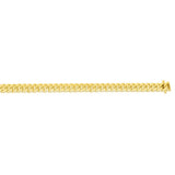 10K Gold 5mm Semi-Solid Miami Cuban Chain 