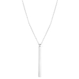Sterling Silver 24in Diamond Cut/ Textured Necklace with Lobster Clasp