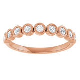 14K Rose 1/4 CTW Lab-Grown Diamond  Anniversary Band