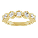 14K Yellow 5/8 CTW Lab-Grown Diamond  Anniversary Band