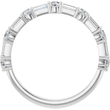 Platinum 5/8 CTW Lab-Grown Diamond  Anniversary Band
