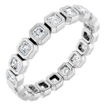 Platinum 1/2 CTW Lab-Grown Diamond  Eternity Band Size 5