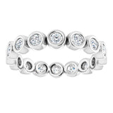Platinum 1/2 CTW Lab-Grown Diamond  Eternity Band Size 6