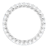 Platinum 7/8 CTW Lab-Grown Diamond  Eternity Band