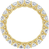14K Yellow 1 7/8 CTW Lab-Grown Diamond  Eternity Band