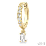 .40CTRDDM PETITE HUGGIE ER YG 14K-G*