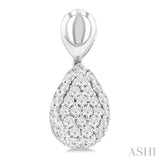 .33CTRDDM PR SHAPE MINI PAVE ER WG10K-S*