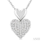 .25CTRDDM HT SH MINI PAVE PD WG10K-S+CH*