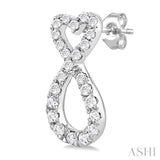 .25CTRDDM HEART INFINITY ER WG 10K-G*