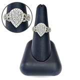 10kt Cluster Diamond Ring