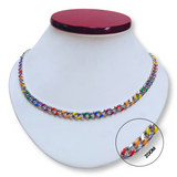 925 Rainbow Enamel Necklace (IN STOCK NOW)