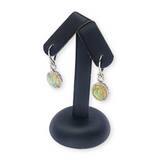 14kt Opal & Diamond Earrings (IN STOCK NOW)