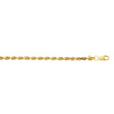 14K Gold 3.2Mm Lite Rope Chain