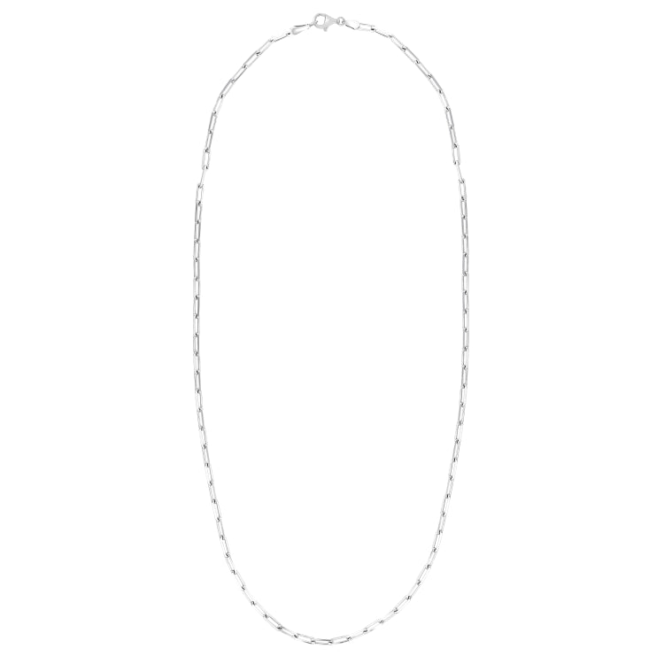 Silver 2.5Mm Paperclip Chain